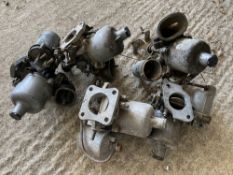 A selection of SU carburettors.