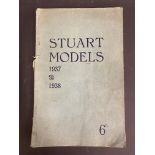 A Stuart Models 1937 and 1938 brochure, illustrated with the range of stationary engines, petrol