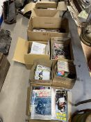 A large quantity of motorcycle magazines, plus some programmes.