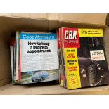 A quantity of 'Good Motoring' magazines, 1960s onwards plus a selection of Car Mechanics