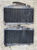 Two Morris 1000 radiators.