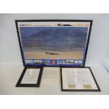 Thrust SCC - a large scale Christopher Rossi photographic print of the record run 1997, plus a
