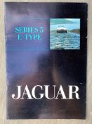 A Jaguar E-type series 3 sales brochure.