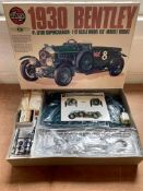 A boxed Airfix Bentley 4 1/2 litre Supercharged, unmade.