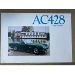 An AC428 Convertible sales brochure.