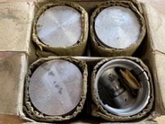 A set of four pistons to suit Morris 13.9HP.