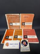 Five Vauxhall Series FB Service Training Manuals, a BMC Passport to Service for a Midget and