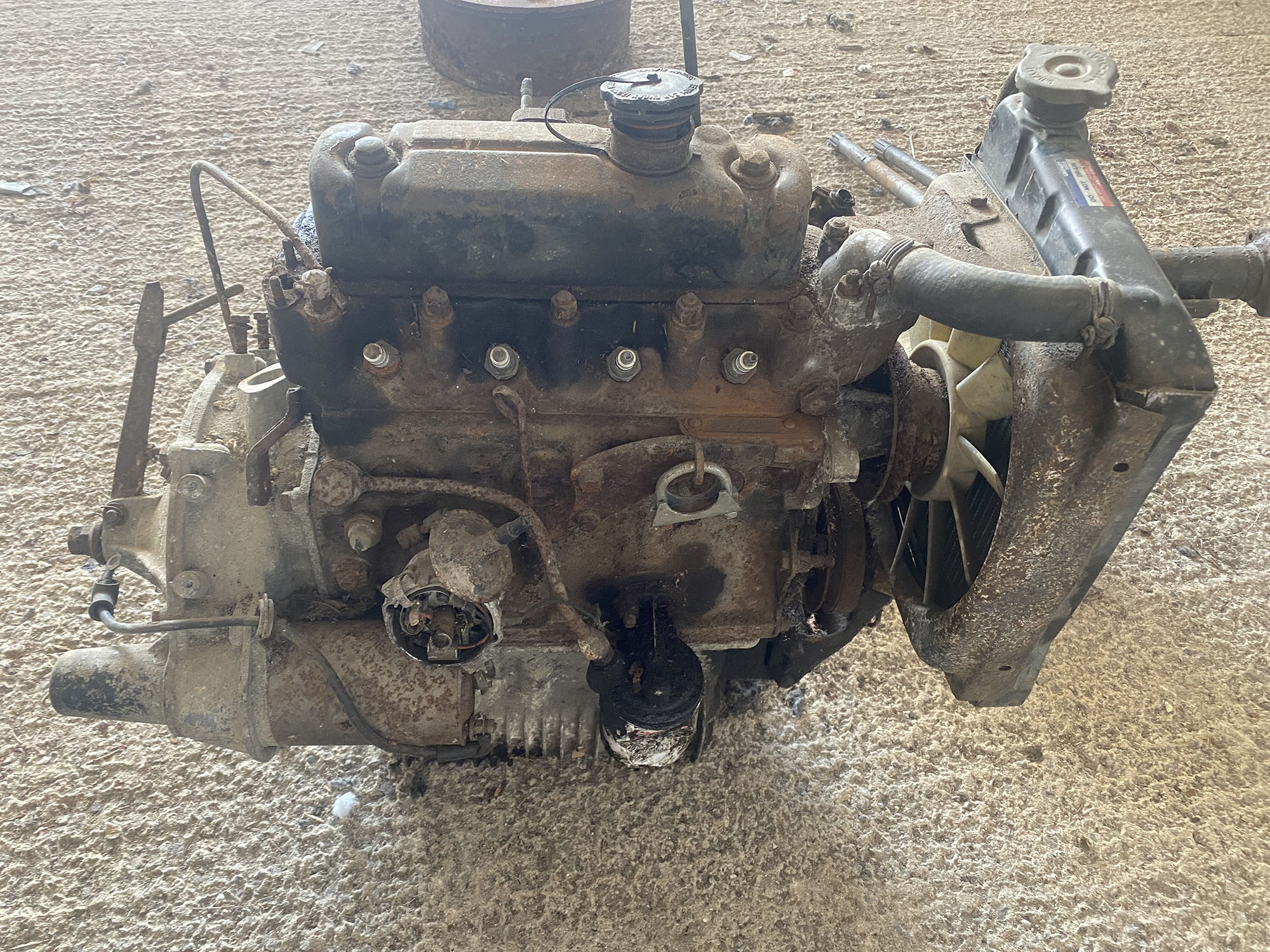Two circa 1970s Mini engines and gearboxes. - Image 2 of 9