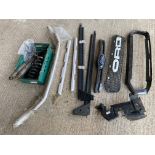 A selection of Ford Ranger B1 Turbo parts, circa 2019, comprising bull bar, front strut and springs,