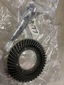 An Alvis 12/50 crown wheel and pinion, 4.77, appears in very good condition.