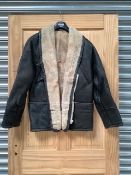 A sheepskin jacket.