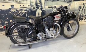 1952 Royal Enfield J2 500cc Reg. no. LFO 267 Frame no. 2584 Engine no. 2584 (see note below)