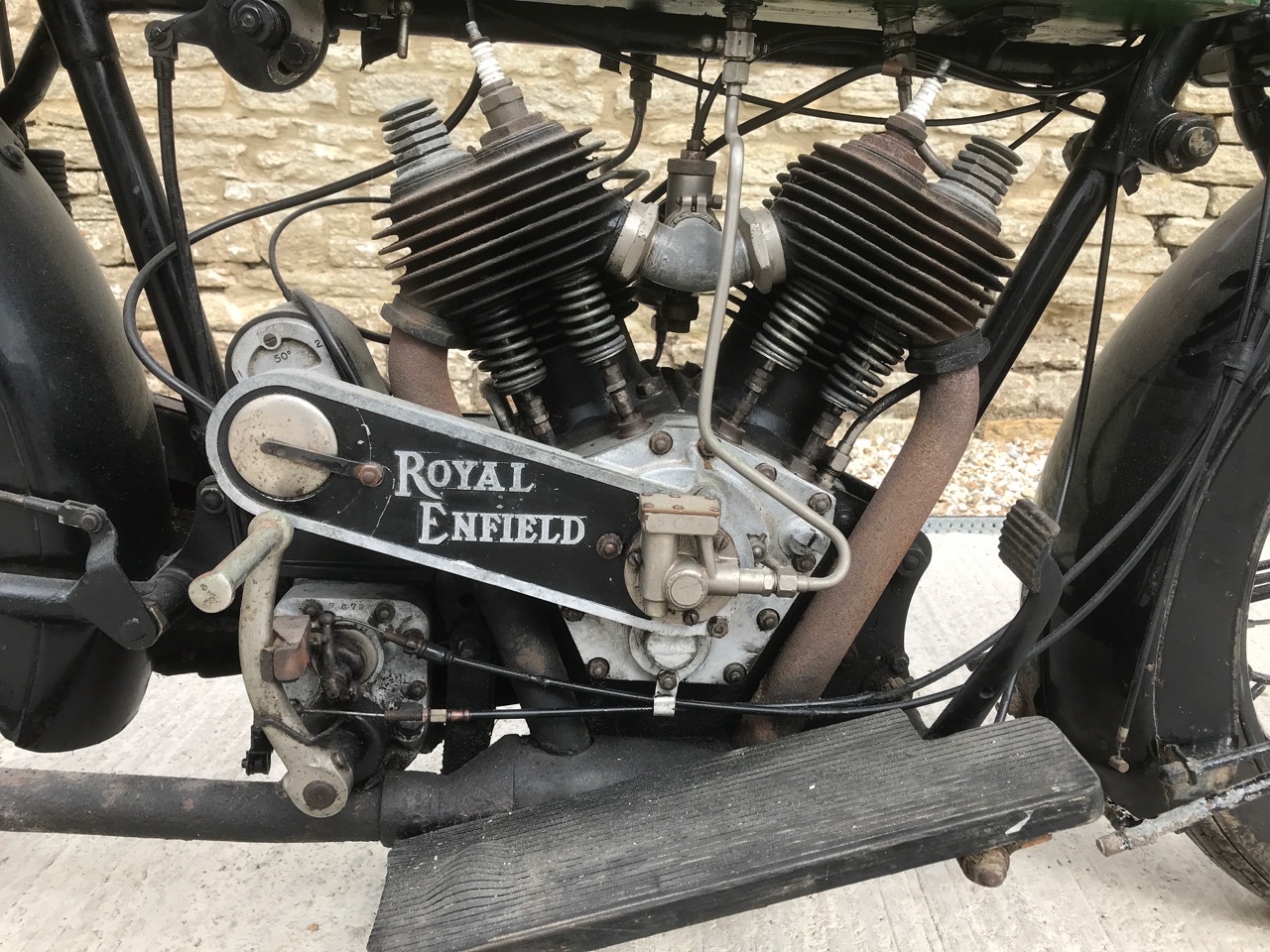 1926 Royal Enfield 182 Sports Combination 976cc V Twin Reg. no. YO 7089 Frame no. 590689 - Image 7 of 9