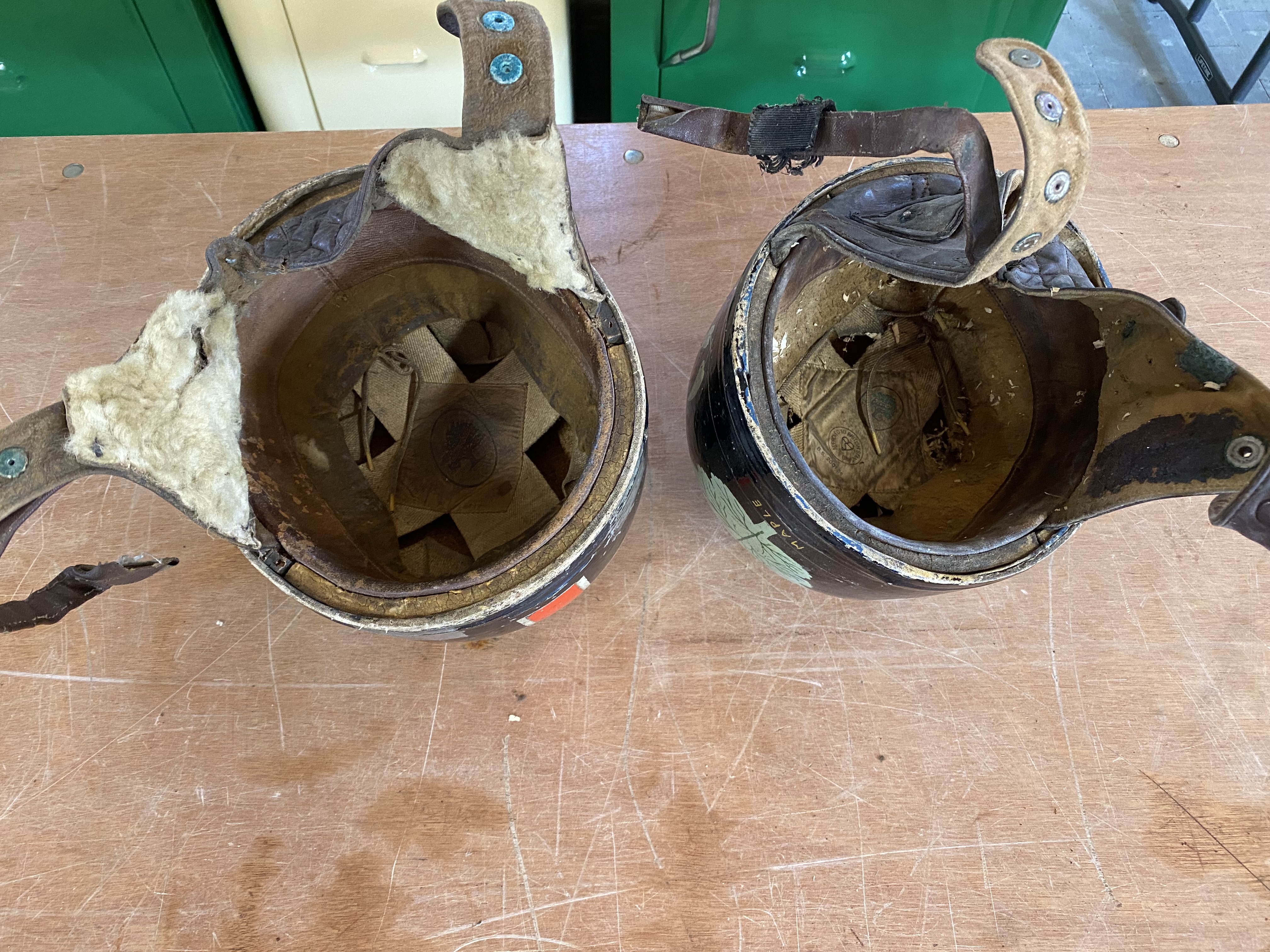 Two Everoak pudding basin helmets. - Image 2 of 4