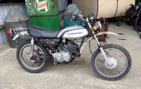 1974 Kawasaki F7 175 Twin Shock Reg. no. Not registered Frame no. F7-78992 Engine no. F7E 72983