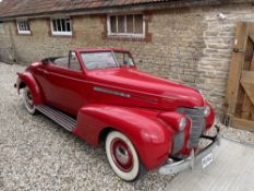 1939 Oldsmobile Model 60 Business Roadster – sole known survivor! Reg. no. YXG 464 Chassis no