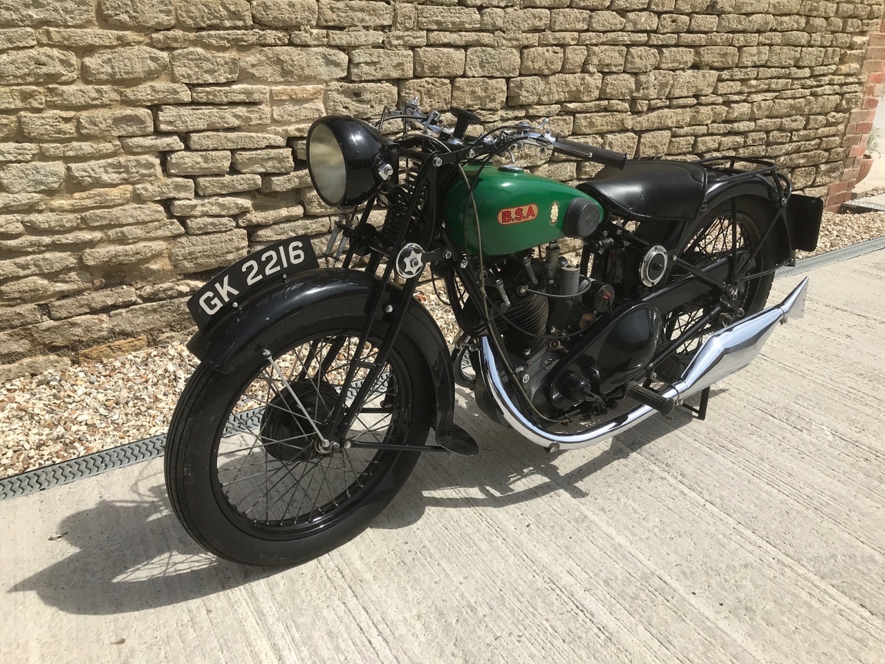 1930 BSA S30 Sloper Deluxe Reg. no. GK 2216 Frame no. 943 should be a prefix Engine no.Y-10-634 - Image 3 of 9