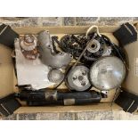 A quantity of AJS/Matchless 1961 G5 engine parts and other items.