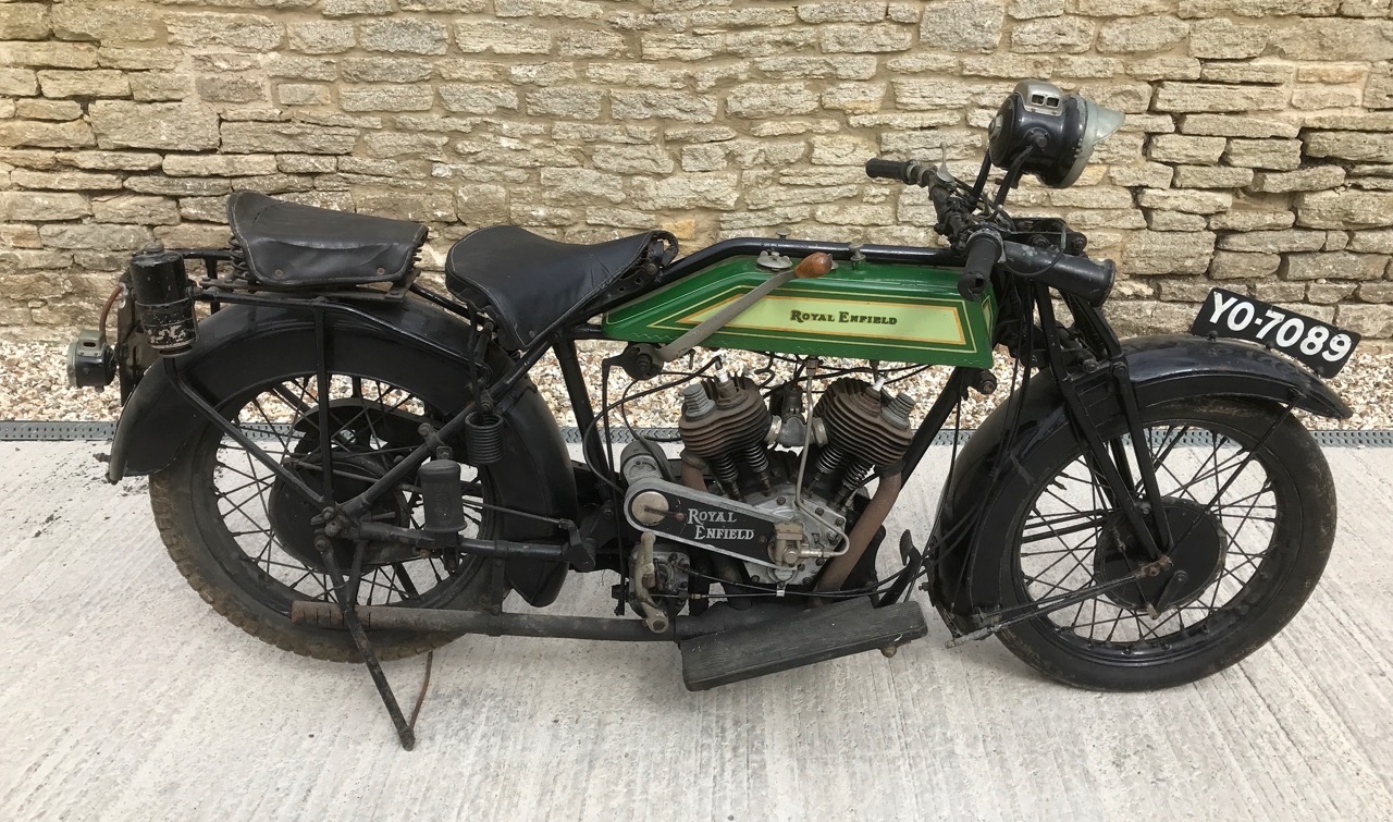 1926 Royal Enfield 182 Sports Combination 976cc V Twin Reg. no. YO 7089 Frame no. 590689 - Image 2 of 9