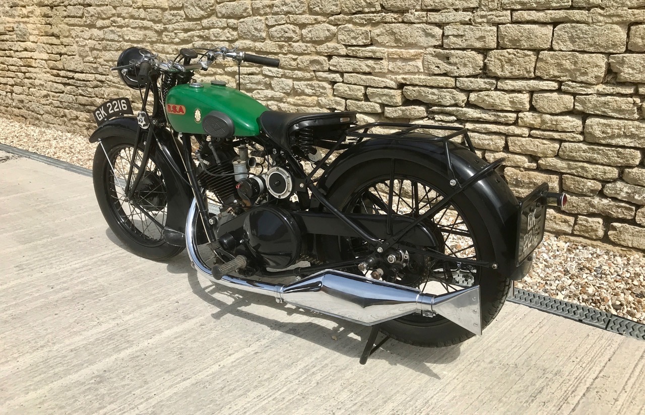 1930 BSA S30 Sloper Deluxe Reg. no. GK 2216 Frame no. 943 should be a prefix Engine no.Y-10-634 - Image 2 of 9