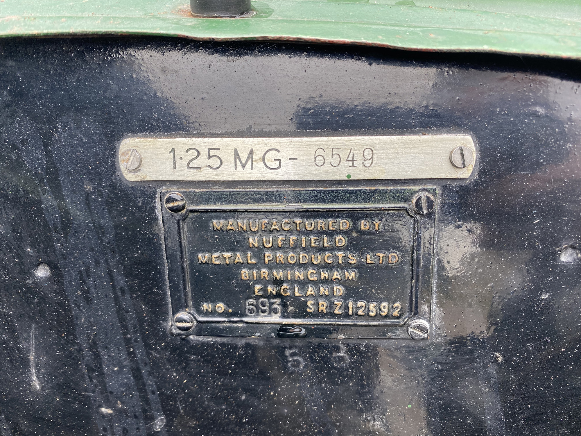 1952 MG YB Saloon Reg. no. YMG 5 Chassis no. YBO885 Engine no. XPAGSC17776 - Image 9 of 10