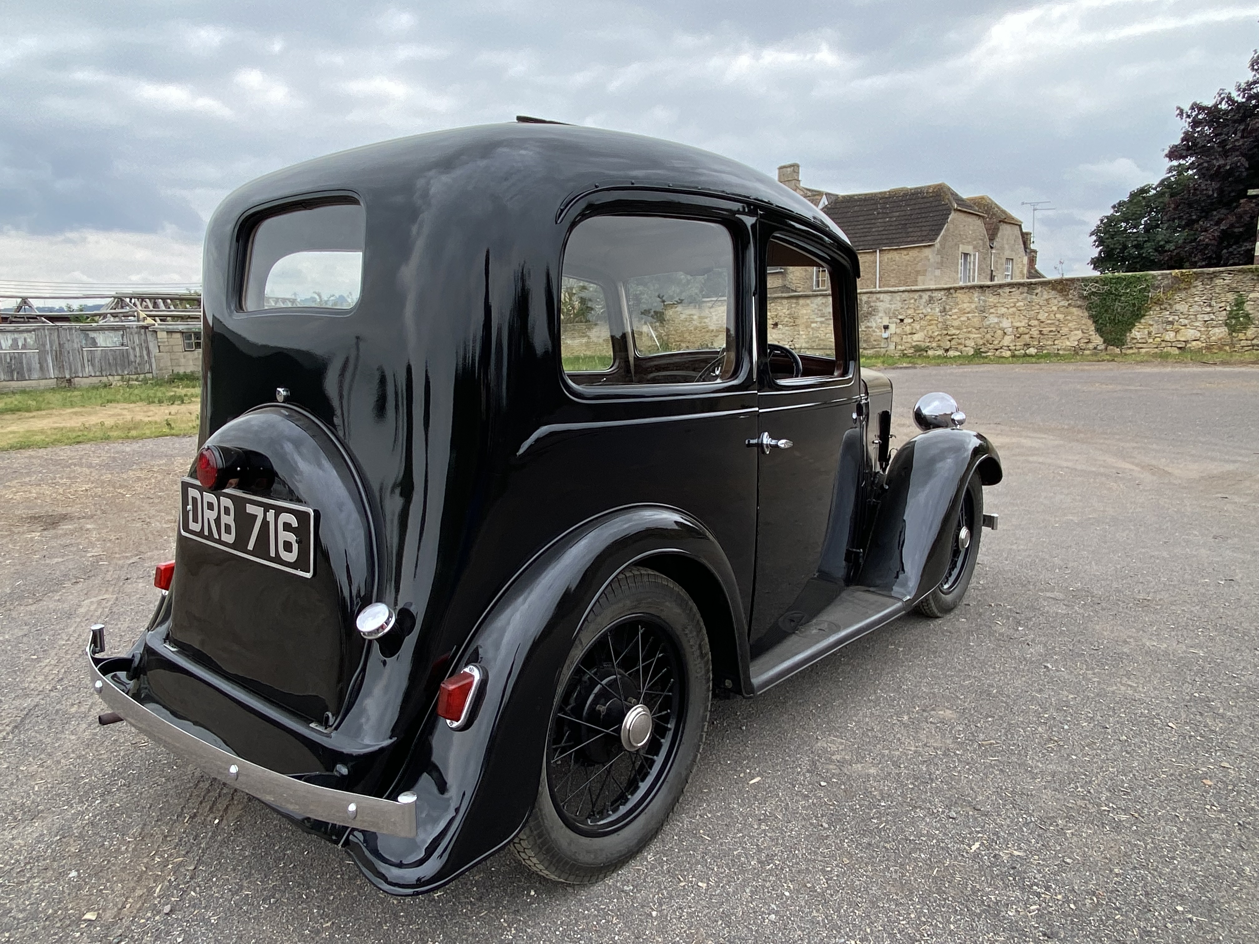 1937 Austin 7 Ruby Reg. no. DRB 716 Chassis no. A/RR274868 Engine no. M229675 - Image 6 of 10