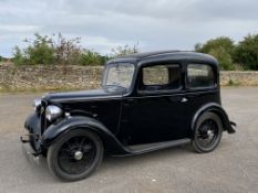 1937 Austin 7 Ruby Reg. no. DRB 716 Chassis no. A/RR274868 Engine no. M229675