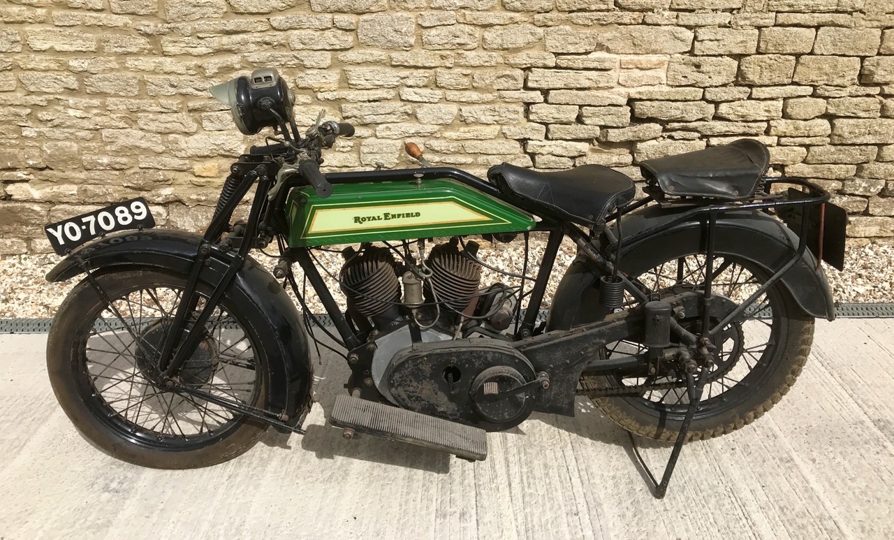 1926 Royal Enfield 182 Sports Combination 976cc V Twin Reg. no. YO 7089 Frame no. 590689 - Image 5 of 9