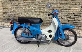 1979 Honda C70 Reg. no. KYC 545V Frame no. C707015034 Engine no. C70E7015035