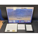 Thrust SCC - a large scale Christopher Rossi photographic print of the record run 1997, plus a