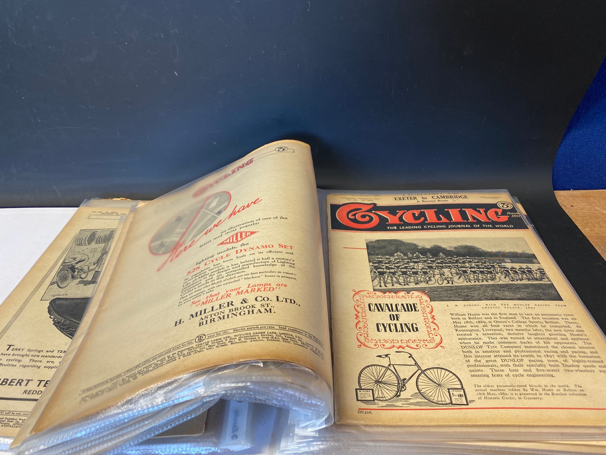 A folder of 1940s cycling magazines (approx 27 copies). - Image 2 of 2