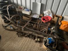 A Ford V8 single seater project, the chassis formed from a Ford Model A, with a selection of well-