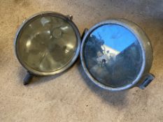 A Marchal headlamp and one other.