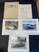 Bentley Mk. VI Silent Sports Car sales brochure.