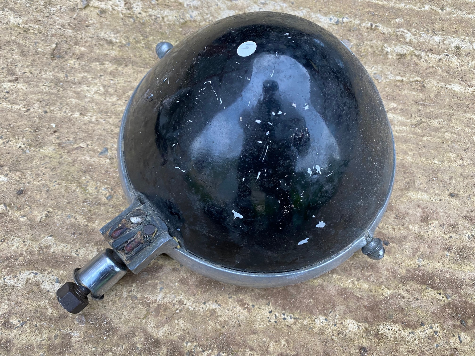 Two Marchal headlamps, one approx. 9" and the smaller approx. 8" diameter. - Image 3 of 5