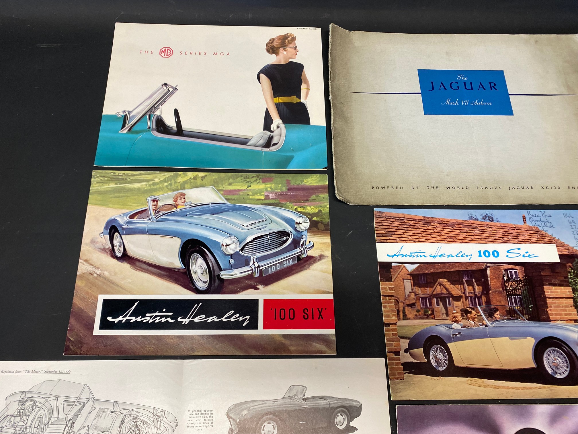 A selection of car brochures mainly relating to British sports cars from the 1950s and 60s including - Image 3 of 3