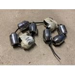 Two sets of four locking wheel nuts and the individual keys to suit Ford Capri/Cortina.