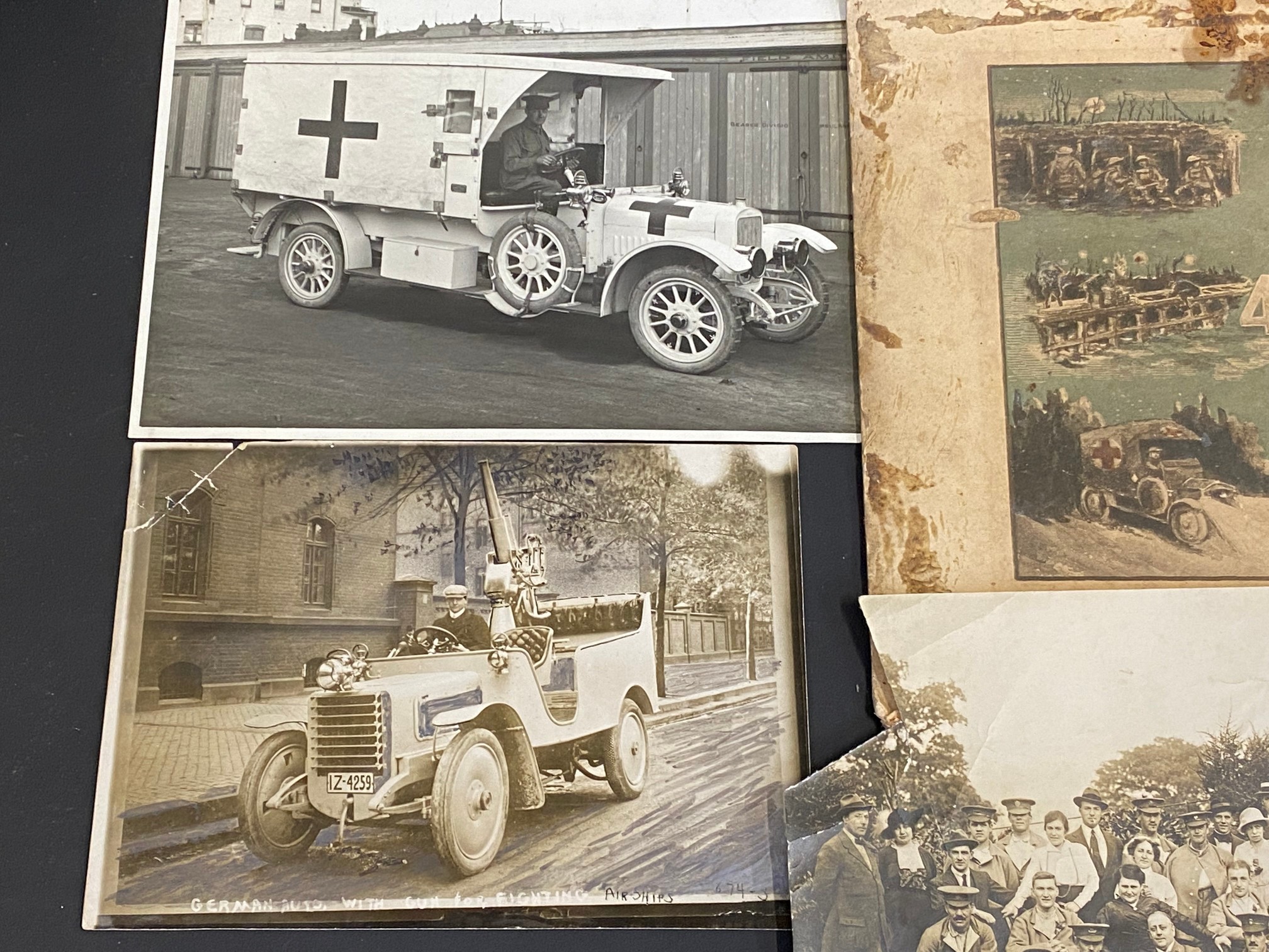 A framed and glazed photograph of a pair of 1935 Vale Specials built by the Vale Engineering - Image 3 of 5