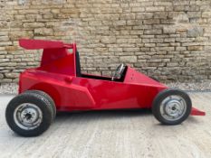 A Italian engined Ferrari style go cart.