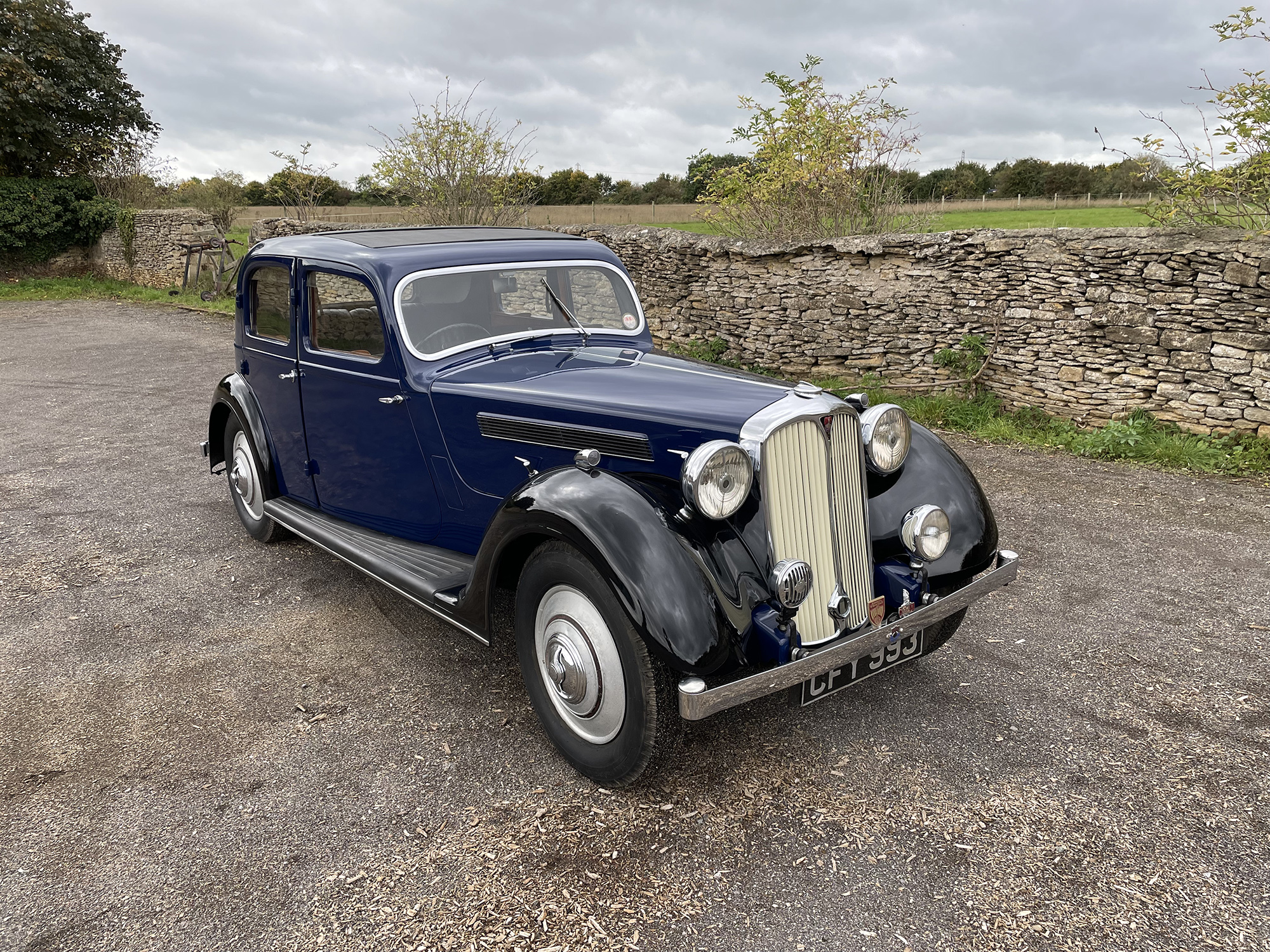 1937 Rover P2 14hp Sports Saloon Reg. no. CFY 993 Chassis no. 722763 Engine no. 722763 - Image 2 of 13