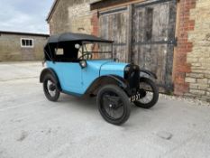 1925/6 Austin 7 Pramhood Chummy Reg. no. EY 2737 Chassis no. 13758 Engine no.M13787