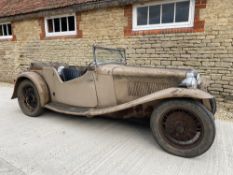 1933 MG K1 Magnette Reg. no. MG 2751 Chassis no. KO324 Engine no. 512AK Body no. 102/9762