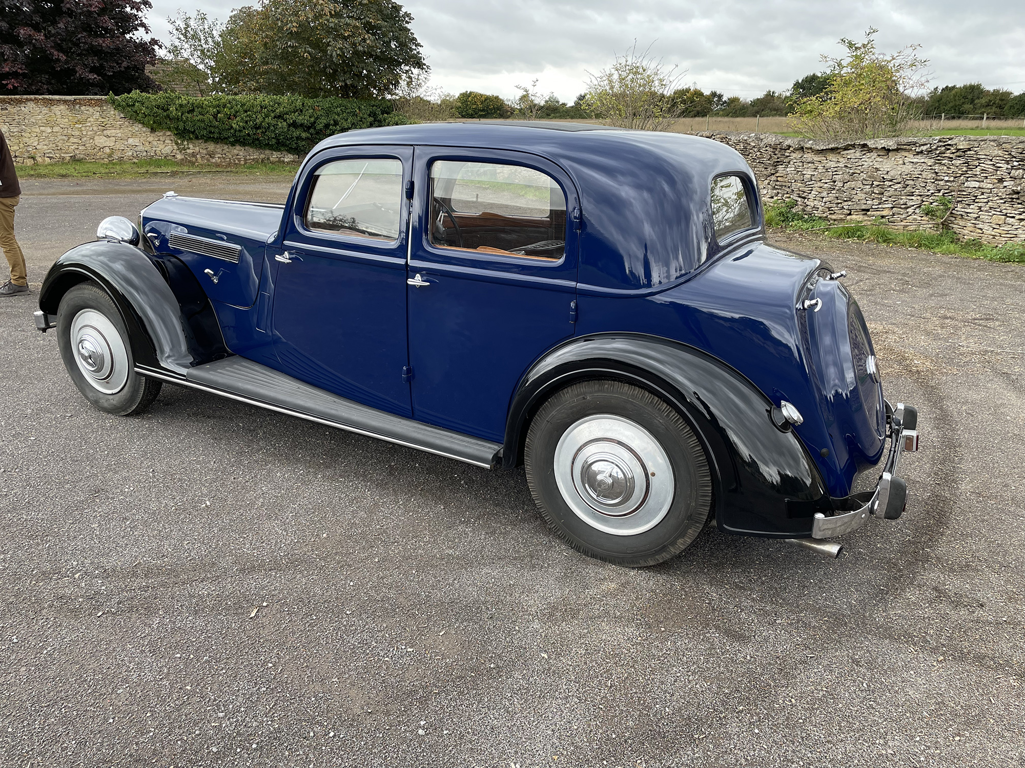 1937 Rover P2 14hp Sports Saloon Reg. no. CFY 993 Chassis no. 722763 Engine no. 722763 - Image 9 of 13