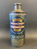 A Duckham's Morrisol 'Sirrom' Transmission Oil cylindrical quart can.