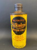 A Dalton & Co Ltd 'Silkolene' Motor Oils quart cylindrical oil can.