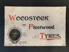 A Woodstock and Fleetwood Tyres sales brochure.