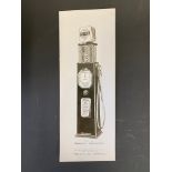 A Theo Multiple pump advertising bookmark promoting the model E6, 3 x 8".