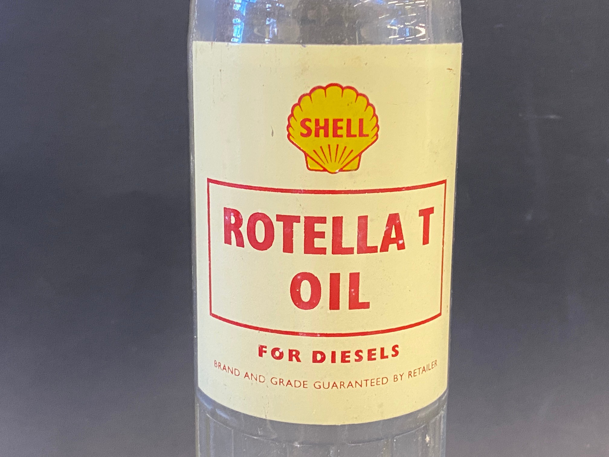 A Shell Rotella T Oil glass bottle. - Image 3 of 3