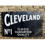 A Cleveland rectangular enamel sign, 48 x 30".