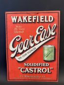 A Wakefield Gear-Ease pictorial showcard, 14 1/4 x 19 1/4".